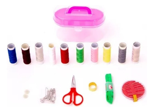 Kit Costura Completo Conserto Roupas Doméstico Portátil