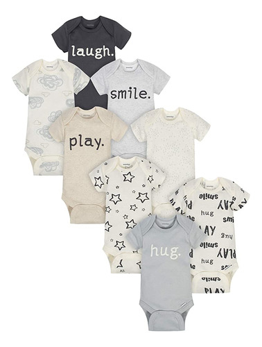 Onesies Brand Baby 8-pack Short Sleeve Mix & Match Bodysuits