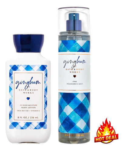 Gingham Fragancia Y Crema Corporal Bath & Body Works