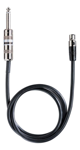 Shure Wa302 Cable De Instrumento De Jack De 6,3 Mm A Tqg