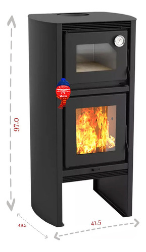 Calefactor C/horno Doble Combustion Lyon 1290gf | Ed