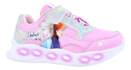 Zapatillas Disney Frozen Con Multi Luces Licencia Orig Footy