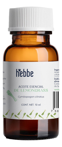 Aceite Esencial De Lemon Grass 10 Ml, Aromateria