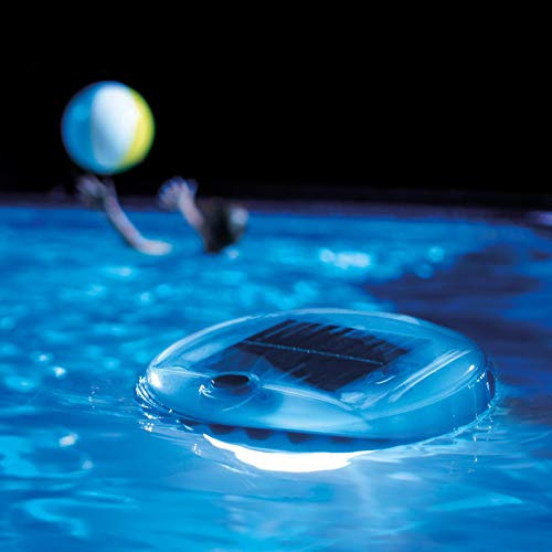 Intex Flotante Led Piscina Luz Solar Con Autoon En La Noche
