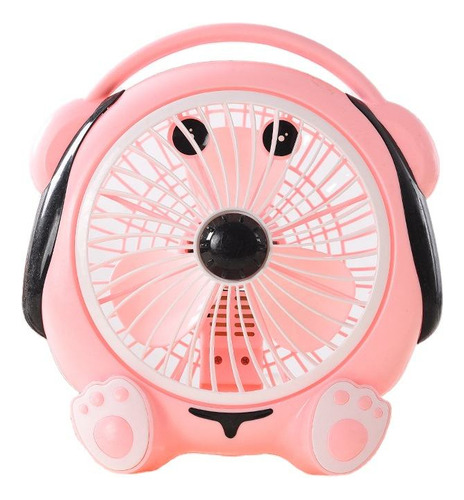 Ventilador De Escritorio Portátil De 2 Velocidades Con Diseñ