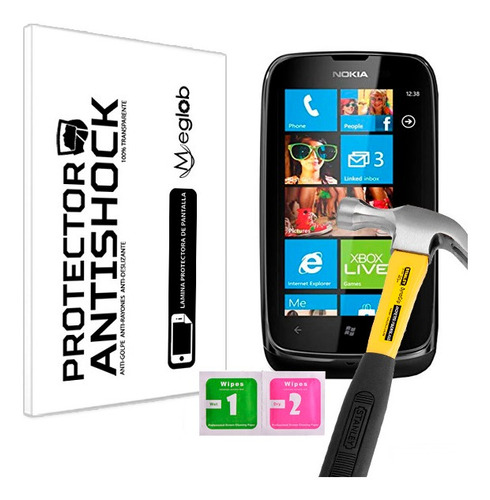 Protector De Pantalla Anti-shock Nokia Lumia 610