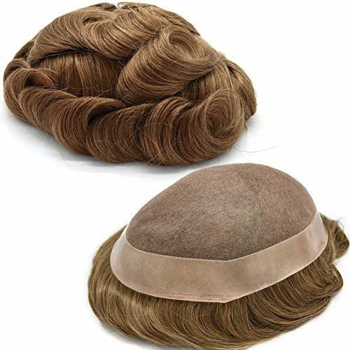 Cabello Postizo - Lhc Pelo Fino Mono Para Hombre Toupee Poly