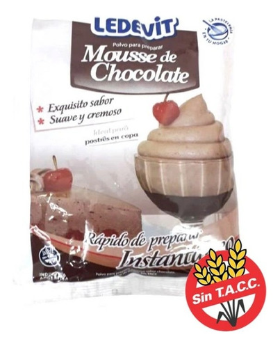 Mousse Chocolate Ledevit X 250gr 