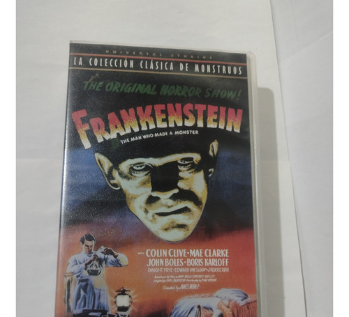 Frankenstein Película Vhs  Universal 
