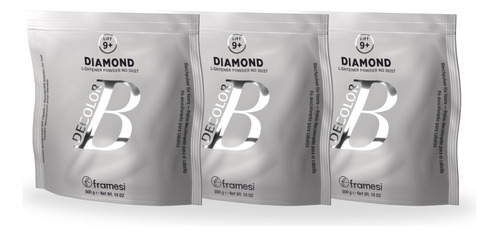 Polvo Decolorante Diamond B X3 Unidades Framesi 500gr