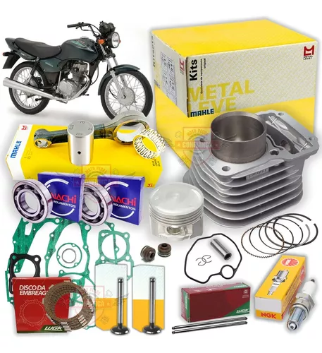 Kit Cilindro Motor Honda Cbx 250 Xr 250 Ate 2008 + Peças