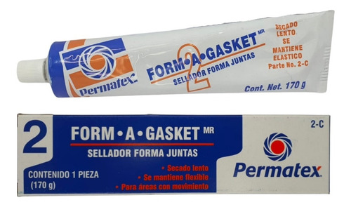 Sellador De Juntas Permatex Form-a-gasket #2 170g (5 Piezas)