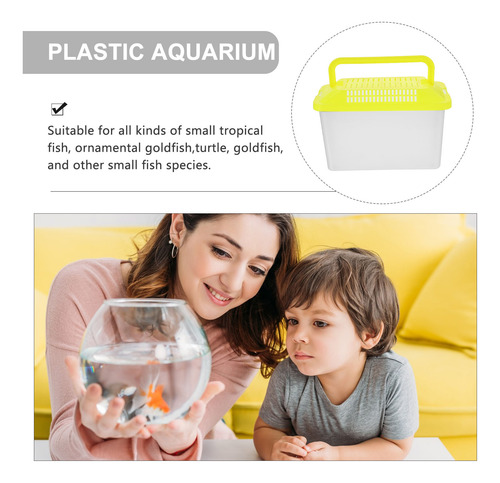 Pecera Portátil, Pecera De Acuario Portátil, Transparente