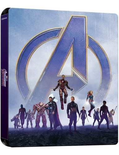 Steelbook Avengers Endgame Bluray + Dvd Vengadores Marvel