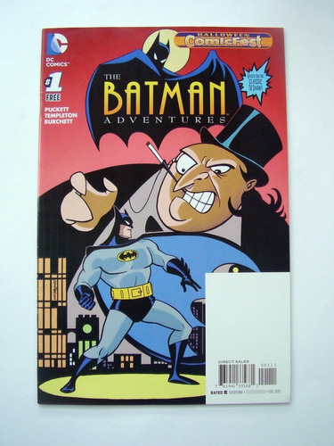 Imagen 1 de 4 de Comic Batman Aventuras 1 Edicion Comicfest Halloween