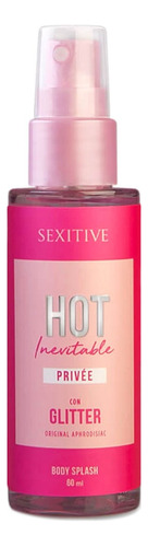 Body Splash Sexitive Hot Inevitable Privee Con Glitter