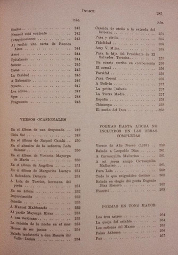 Obras Poéticas - Rubén Darío (Usado)