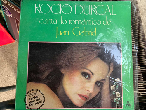 Vinilo Rocío Dúrcal  Lo Romántico De Juan Gabriel Che Discos