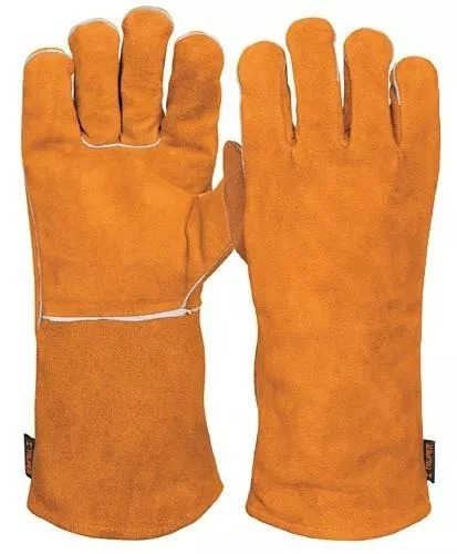 Guantes Carnaza Uso Rudo Soldar Truper 15246