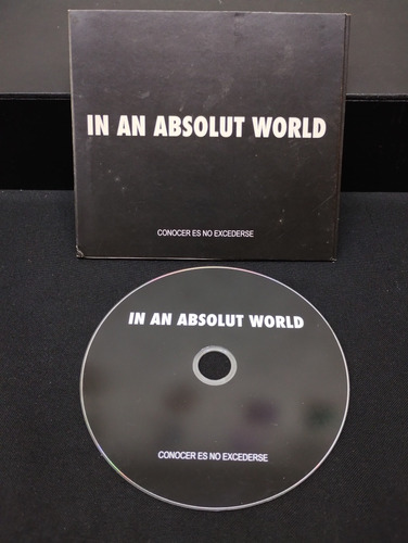 Cd Promocional Absolut Vodka - In An Absolut World Original (Usado)