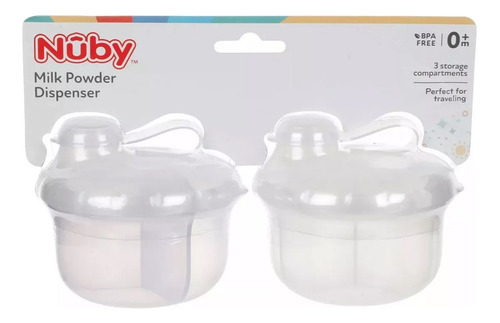 Dosificador De Leche En Polvo Nuby 2pz Lila