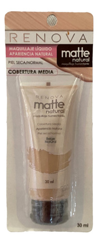 Base de maquillaje Renova tono beige natural - 30mL