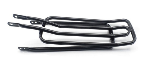 Imagem 1 de 4 de Bagageiro Garupa Tubular Traseiro Bike Aro 24 E 26 Aço Preto