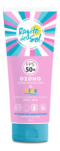 Rayito De Sol Crema Protectora Ozono Fps 50+ Kids 190g