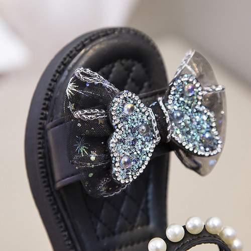Sandalias De Princesa Con Lazo De Moda De Verano Para Niñas