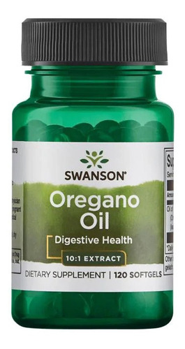 Swanson Aceite De Oregano 120 Softgels Sfn