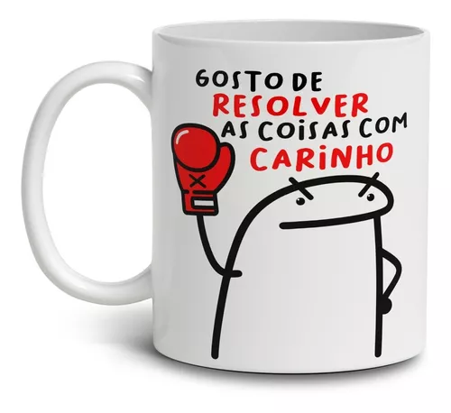 Caneca Xícara Flork Meme Frases Engraçadas/promoção