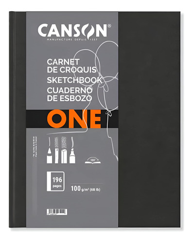 Canson Art Book - Libreta One; 10,2 X 15,2 Cm, 98 H