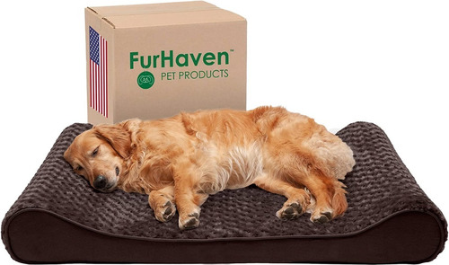 Furhaven Xl Orthopedic Dog Bed Chocolate, Jumbo