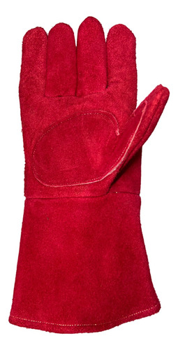 Guantes Para Soldador Rojo Hilo Kevlar 25 Pares