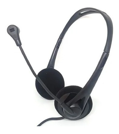 Imagen 1 de 3 de Diadema Estéreo 1plug 3.5mm Micrófono Pc Celular Manos Libre