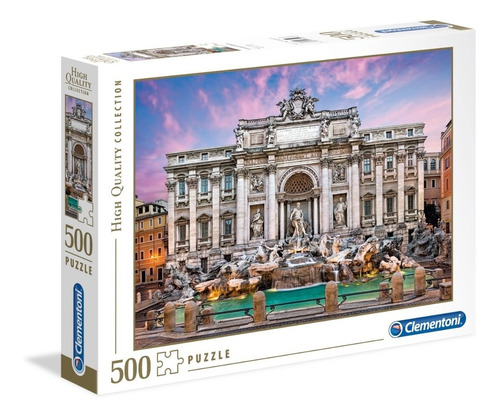Puzzle 500pz Fontana Di Trevi 35047 - Clementoni