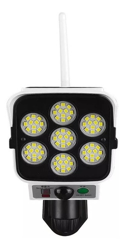 Imagen 3 de 10 de Pack 3 Focos Exteriores Led Luz Fija/sensor Lámpara Solar