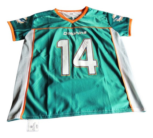 Jersey Autógrafiado Charles Clay, Delfines Miami Nfl Coa