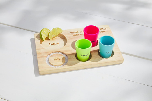 Conjunto De Tequila De Pastel De Barro, Tablero 7 X 10 | Dis