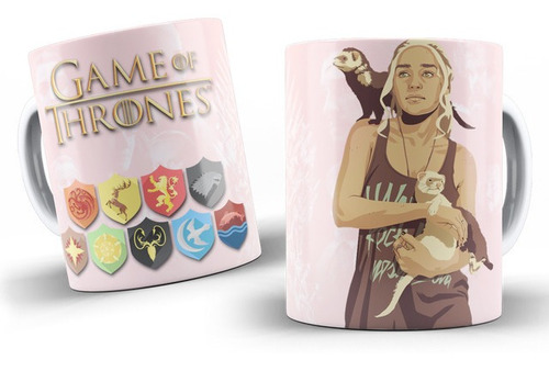 Taza De Game Of Thrones - Daenerys Targaryen - Plástico
