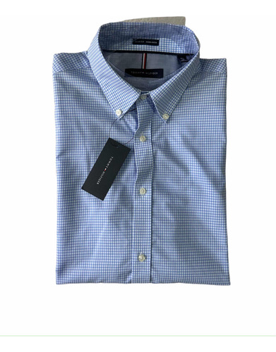 Camisa Tommy Hilfiger Hombre Manga Larga Talla M Cth238