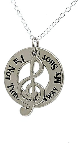 Jewelry By Jules Hamilton - Collar Musical Con Texto  Not Th