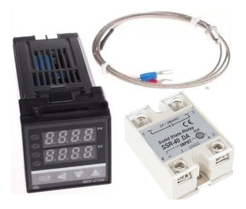 Controlador Temperatura Termostato + Sensor + Rele 40a