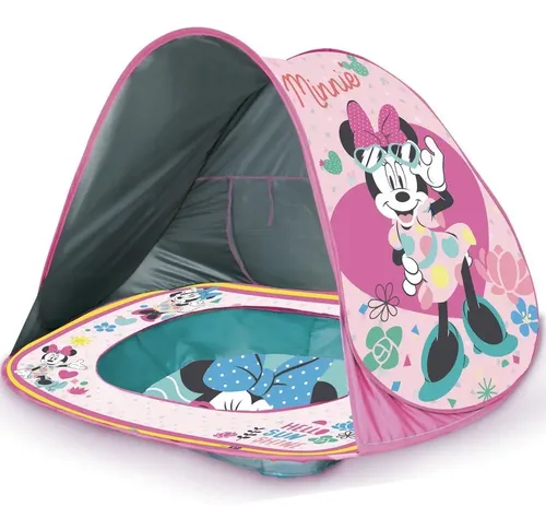 Piscina Infantil Plegable Con Toldo Y Mosquitera – Protección UV 50+, Fácil De Montar, Ideal Para Jardín, Playa Y Camping