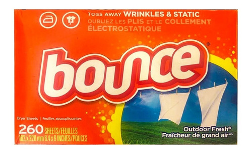 Bounce 250 Toallas Para Secadora Elimina Estática Y Arrugas