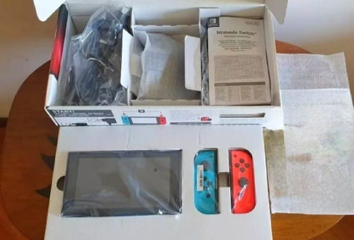 Nintendo Switch - Vidrio Templado + Mario - Manual Y Boleta