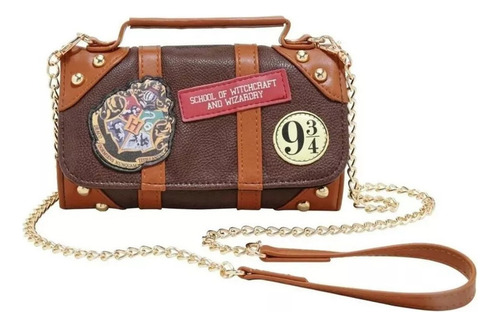 Bolso Harry Potter Cartera Cadena Hogwarts + Collar+pulsera