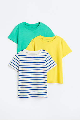 Pack 3 Remeras Niños H&m Importada Talle 8 A 10 Años