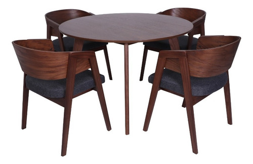 Mo Gdl Designs Comedor Carmen Circular Nuez