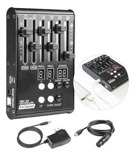 Controlador Compacto Dmx 54 Canal Light Controller Para Luz